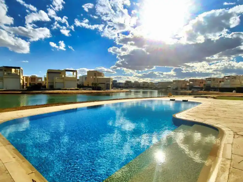 Marina view El Gouna luxury resort area